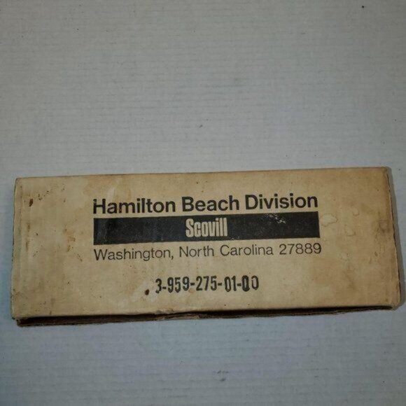 Vintage Hamilton Beach Electric Knife Avocado Model 275a Meat Bread - Picture 7 of 16